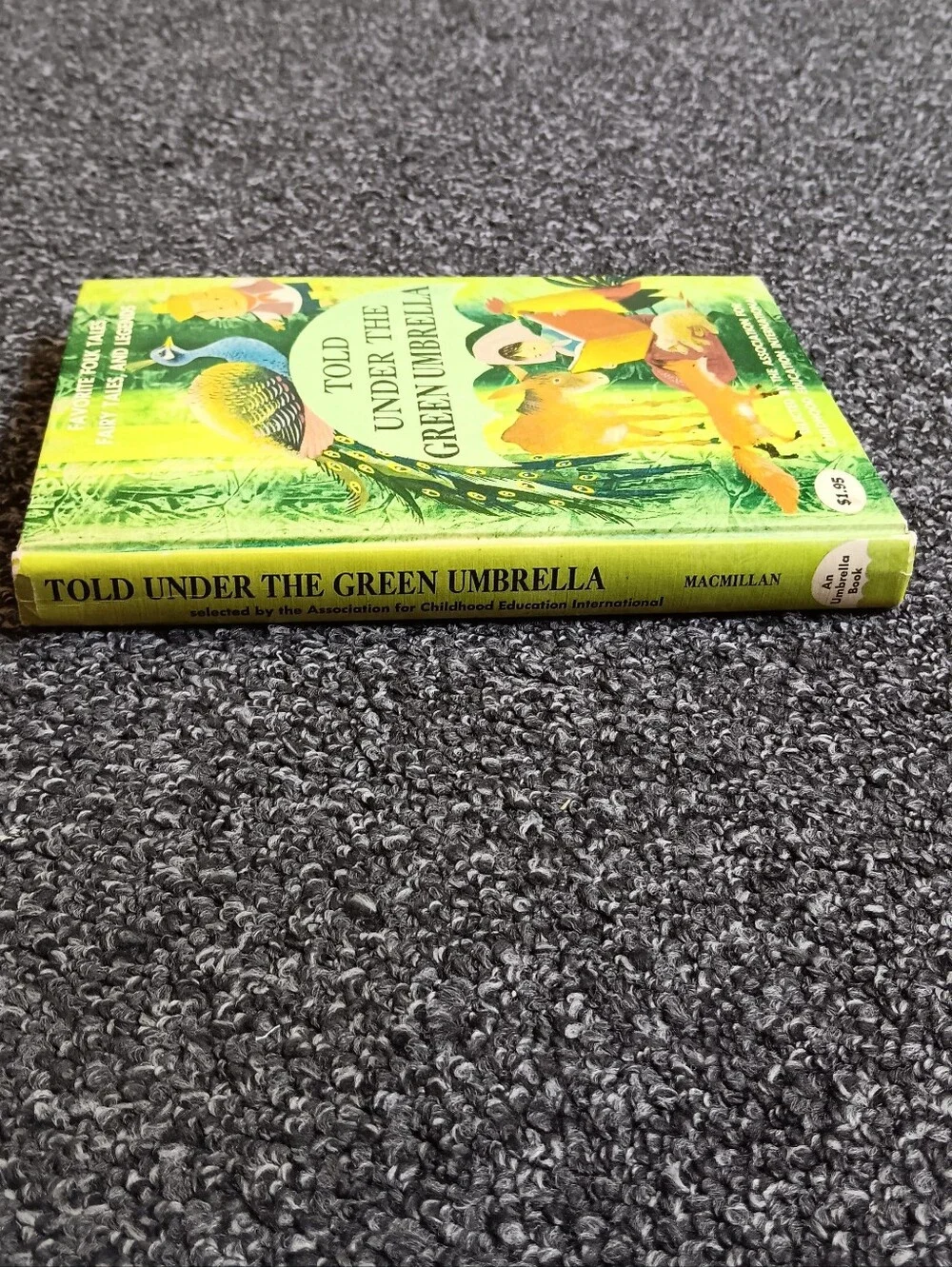 60s Fairycore 'Told Under the Green Umbrella' Fairy Tales Hardcover Cottage Book
